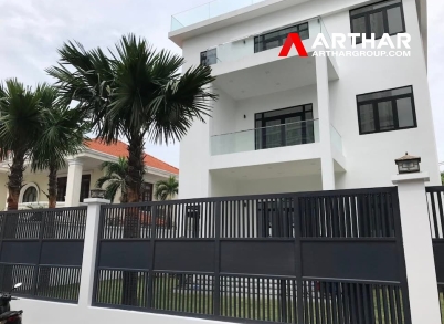 05 Bedrooms modern house villa with big garden & pool for rent in Compound -An Khanh-Ho Chi Minh