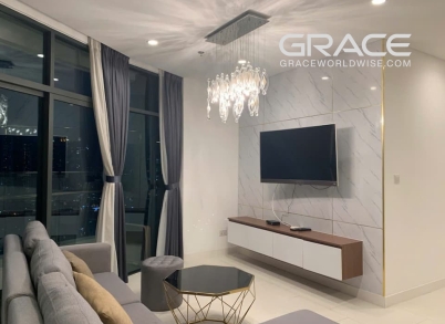 City Garden - 02 modern Bedrooms Landmark 81 view apartment for rent - Thanh My Tay-Ho Chi Minh