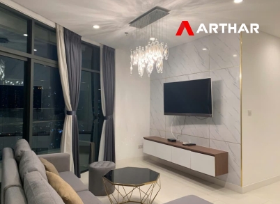 City Garden - 02 modern Bedrooms Landmark 81 view apartment for rent - Thanh My Tay-Ho Chi Minh