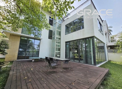 04 Bedrooms modern luxury house villa in compound with big garden & pool for rent-An Khanh-Ho Chi Minh