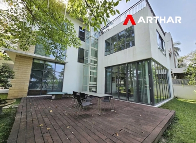 04 Bedrooms modern luxury house villa in compound with big garden & pool for rent-An Khanh-Ho Chi Minh