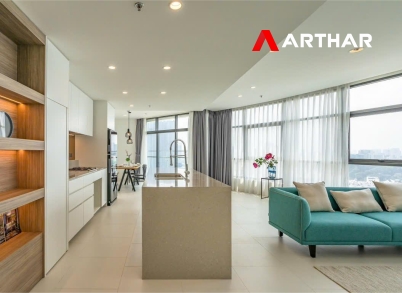 City Garden - 03 Bedrooms pool view apartment for rent-Thanh My Tay-Ho Chi Minh